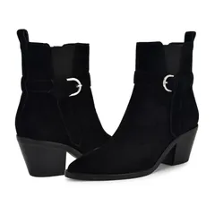 ナインウェスト レディース シューズ ブーツ・レインブーツ Nine West Lemone Black Suede ブラックのサムネイル