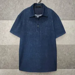 DAKS メンズ ドット エンボス 半袖 カラーTシャツ (サイズ 95)のサムネイル