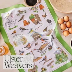 アルスターウィーバーズ コットンティータオル ガーデンバード Garden Birds 庭の鳥柄 タペストリー 【正規品新品】のサムネイル