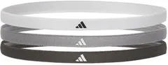 リーボック Reebok ADIDAS ヘアバンド3本セット WT/GY/BK ボディケア アクセサリー 内側にシリコンストラップ付 固定 耐久性 速乾性 お手入れ簡単  ADAC16203 WT/GY/BKのサムネイル