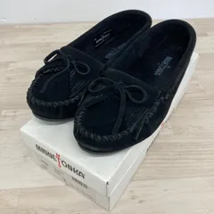 MINNETONKA ミネトンカ モカシン シューズ 400 ブラック 黒 US6 (23cm相当) レディース KILTY/キルティ 外箱付[OX03078]のサムネイル