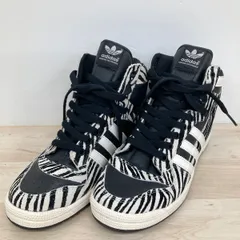 adidas/アディダス ハイカットスニーカー ゼブラ柄 ブラック/ホワイト JP23cm ART G61055 レディース シューズ[OB03828]のサムネイル