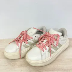 adidas スニーカー ホワイト×グレー 24cm IE1094 アディダス ローカット シューズ 厚底 靴 白/灰色[OB03844]のサムネイル