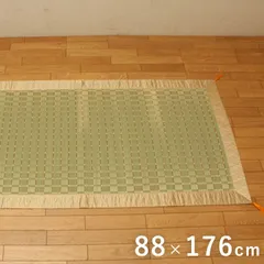 【20%OFFサマーセール】御前ござクッション座布団古代88×176cmのサムネイル