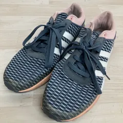 adidas/アディダス cloudfoam RACE スニーカー 25.0cm グレー系×ピンク レディース ART AW5287 運動靴/ランニング[OL00015]のサムネイル
