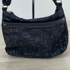 美品 MICHIKO LONDON JEANS ミチコロンドン ショルダーバッグ ブラック 総柄 ロゴプリント 肩掛けバッグ 斜め掛け[ON00023]のサムネイル