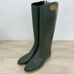 IL BISONTE/イルビゾンテ レインブーツ/長靴 グリーン UK5/EU38/US8(24cm相当) ロゴワッペン レディース[OX03023]のサムネイル