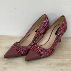 ESCADA/エスカーダ パンプス 37(23.5cm相当) ツイード/ポインテッドトゥ ピンク系 B654 5017988 レディース 靴[OI03344]のサムネイル