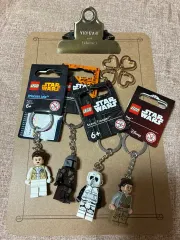 未使用 LEGOブロック スター・ウォーズ キャラクター キーホルダー 4種のサムネイル