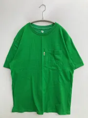 FAT エフエーティー Tシャツ/カットソー SKINNY グリーン 無地 ワンポイント ミドル丈 半袖 クルーネック(丸首) メンズ レディースのサムネイル