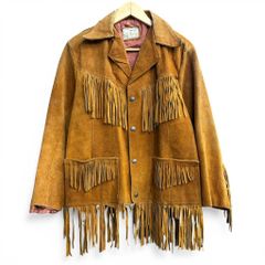 1*%様 40S vintageフリンジ レザージャケット 42 USA スポー - メルカリ