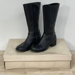 ing/イング ロングブーツ 23cm ブラック 5952 B レディース サイドジップ 靴/シューズ[OI03208]のサムネイル