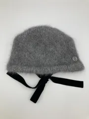 Chapeaud'O シャポードオー ハンチング/ベレー帽 56cm~58cm グレー ウール・ニット ベロア レディース