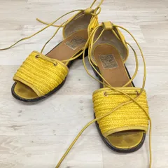 JUNKO SHIMADA PART2 ジュンコシマダ サンダル イエロー 黄色 レディース レースアップ H 0041[OK03944]のサムネイル