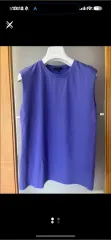 Massi Modutti マッシモ ドゥッティ ノースリーブ Tシャツ S PURPLE パープルのサムネイル
