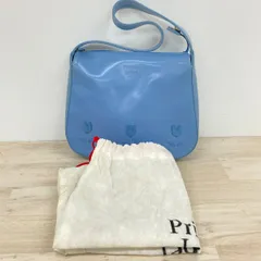 Private Label プライベートレーベル ショルダーバッグ ブルー ライトブルー 花柄モチーフ 保存袋付き レディース[ON00015]のサムネイル