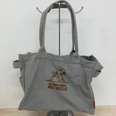 ROOTOTE/ルートート スヌーピー トートバッグ/ハンドバッグ グレー キャンバス ピーナッツ PEANUTS 刺繍 キャラクター[OX02975]