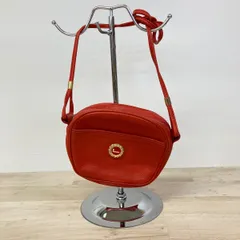 LANCEL ランセル ショルダーバッグ/斜め掛けバッグ レッド/赤 ゴールド金具 ロゴ MADE IN ITALY イタリア製 レディース[OD02561]のサムネイル
