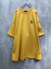 PAGEBOYLIM ページボーイリム 綿100% メッセージプリント Tシャツ シンプル カジュアル sizeM/イエロー ■◆ メンズのサムネイル