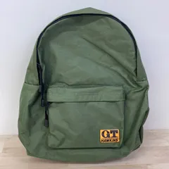 美品 G.T. HAWKINS リュックサック/バックパック グリーン カーキ系 GTホーキンス ロゴワッペン デイパック[OA04264]のサムネイル