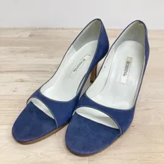 ROSSINI/ロッシーニ パンプス 23.5cm ブルー/青 スエード調 8757 レディース シューズ/靴[OC02976]のサムネイル