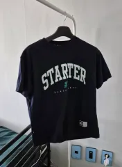 STARTER(スターター) 半袖 アーチ ロゴ S ネイビー 未使用品のサムネイル