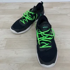 asics/アシックス GLIDE NOVA バスケットシューズ 27.0cm ブラック×グリーン 1061A038 スニーカー/バッシュ[OQ03264]のサムネイル
