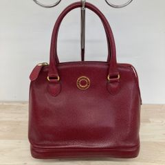 TRUSSARDI トートバッグ レザー ゴールド金具 肩掛け ロゴ刻印 - メルカリ