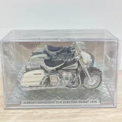 美品 1/24 HARLEY-DAVIDSON FLH ELECTRA GLIDE 1970 ハーレーダビッドソン エレクトラグライド バイク ミニカー オートバイ[OM03001]のサムネイル