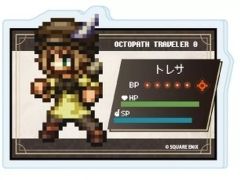 [중고] 배지 빈스 트레사 [OCTOPATH TRAVELER 0 아크릴 플레이트 배지 04. 공식 일러스트]