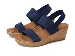 スケッチャーズ レディース シューズ ヒール シアー SKECHERS Beverlee Sheer Luck Navy ネイビーのサムネイル