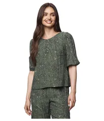 スプレンディット レディース トップス シャツ フラワー柄 ブラウス フラワー Splendid Versailles Floral Blouse Vine Floral Printのサムネイル