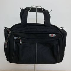 VICTORINOX handbag/briefcase, black nylon canvas business bag [OF02934]
