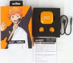 [Used] Headphones Karasuno High School True Wireless Earphones TE-Q3-HK1 "AVIOT x Haikyuu!!"