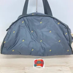SONIA RYKIEL  ボストンバッグ/ハンドバッグ ブラック×イエロー 中綿入り ナイロン調 トラベルバッグ[OB03391]のサムネイル