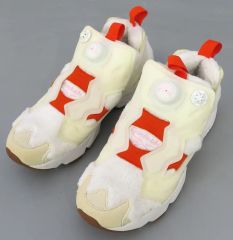 [중고] 신발 RJ (진) InstaPump Fury (인스타 펌프 퓨리) OG TXT 화이트 × 오렌지 23.5cm [BT21 × Reebok]