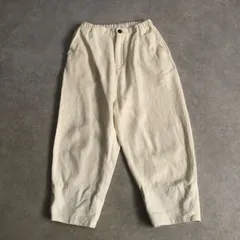 mina perhonen 120cm aarre ホワイト ロールアップ パンツ ミナペルホネンのサムネイル