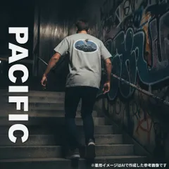 977 Pacific バックプリントTシャツ グレー XL トップスのサムネイル