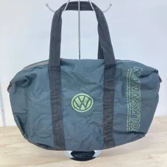 VOLKSWAGEN/フォルクスワーゲン ボストンバッグ/トートバッグ ダークグリーン系 ロゴプリント ナイロン調[OJ02461]のサムネイル
