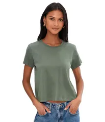 スプレンディット レディース トップス シャツ Splendid Louisa Short Sleeve Tee Soft Vobのサムネイル