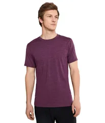 ブルックス メンズ トップス シャツ Brooks Luxe Short Sleeve Heather Burgund ヘザーのサムネイル