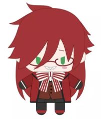 黒執事　ぷぎゅット　ぬいぐるみマスコット　グレル・サトクリフ 黒執事 ぷぎゅっとぬいぐるみ マスコット グレル・サトクリフ - メルカリ