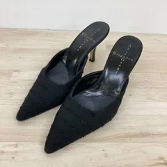 Akira Osaki Elegance/アキラオオサキ エレガンス ミュール サンダル 22 1/2（22.5cm相当） ブラック/黒 ポインテッドトゥ 日本製[OF02449]のサムネイル