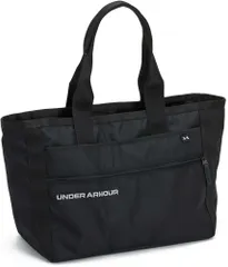 アンダーアーマー UNDER ARMOUR ゴルフ UA トートバッグ かばん 手提げ 高耐久 小物収納 シューズ収納可能 撥水加工 シンプル 無地 肩掛け 手持ち ジム トレーニング 運動 レジャー  1378285 001 BLACKのサムネイル