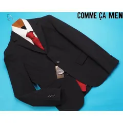 新品定価3.6万円 COMME CA MEN コムサメン “Covere”ストレッチタフタ ジャケットS黒(05) 15JL25のサムネイル