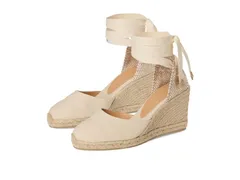 カスタ ニエール レディース シューズ ヒール CASTANER Carina 80 Wedgespadrille Ivory アイボリーのサムネイル