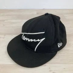 NEW ERA/ニューエラ Tommy 刺繍 キャップ ブラック 毛100% 7 1/2(59.6cm) 21-4035502-240 帽子[OX02586]
