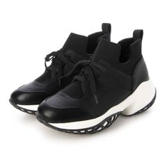 希少✨CELFORD パールトリミングスニーカー ブラック 厚底 セル