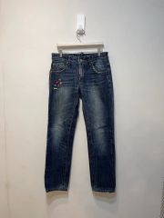 希少】Ed Hardy Y2K 鬼フェードデニム パンツ スダッズグランジ30