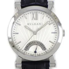 ブルガリ BVLGARI 腕時計 ソティリオ SB42SDR シルバー文字盤 デイト 裏スケ アリゲーターレザーベルト SS 自動巻き 【中古】のサムネイル